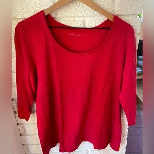 Eileen Fisher Organic Cotton Long-Sleeved Shirt